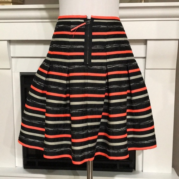 Anthro HD in Paris Neon Ribboned Skater Sk… - Picture 4 of 7